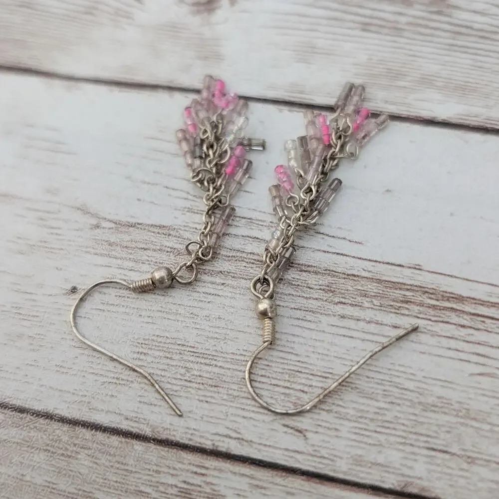 Dangle Earrings for Pierced Ears - Heavy Tarnish & Discoloration